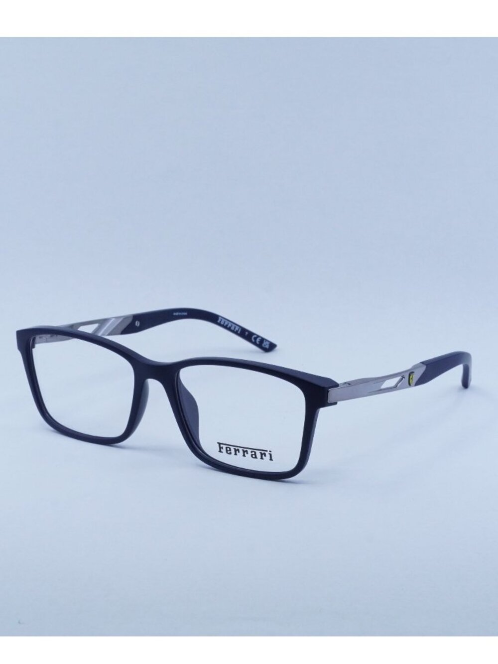 Scuderia Ferrari FZ8012U 509 Eyeglasses Matte Blue 57mm Rectangle Frame